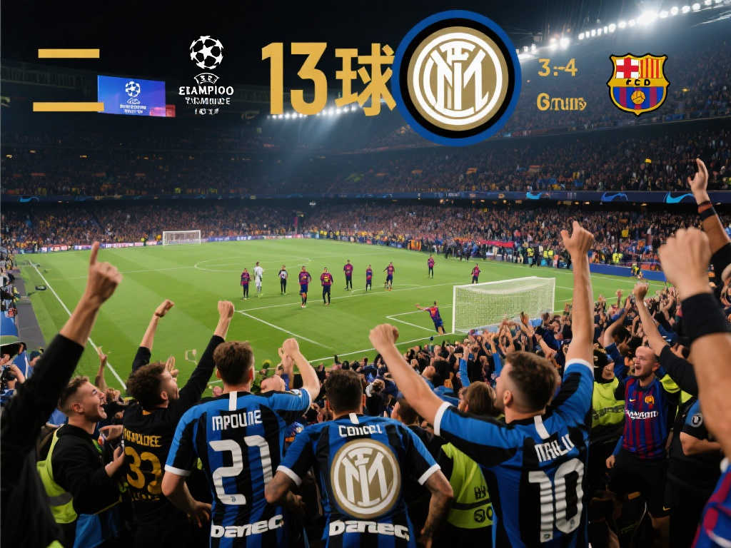 13球狂飙+惊天逆转+绝杀时刻!欧冠传奇之战:国米沸腾,巴萨遗憾 13球狂飙+惊天逆转+绝杀时刻!欧冠传奇之战:国米沸腾,巴萨遗憾